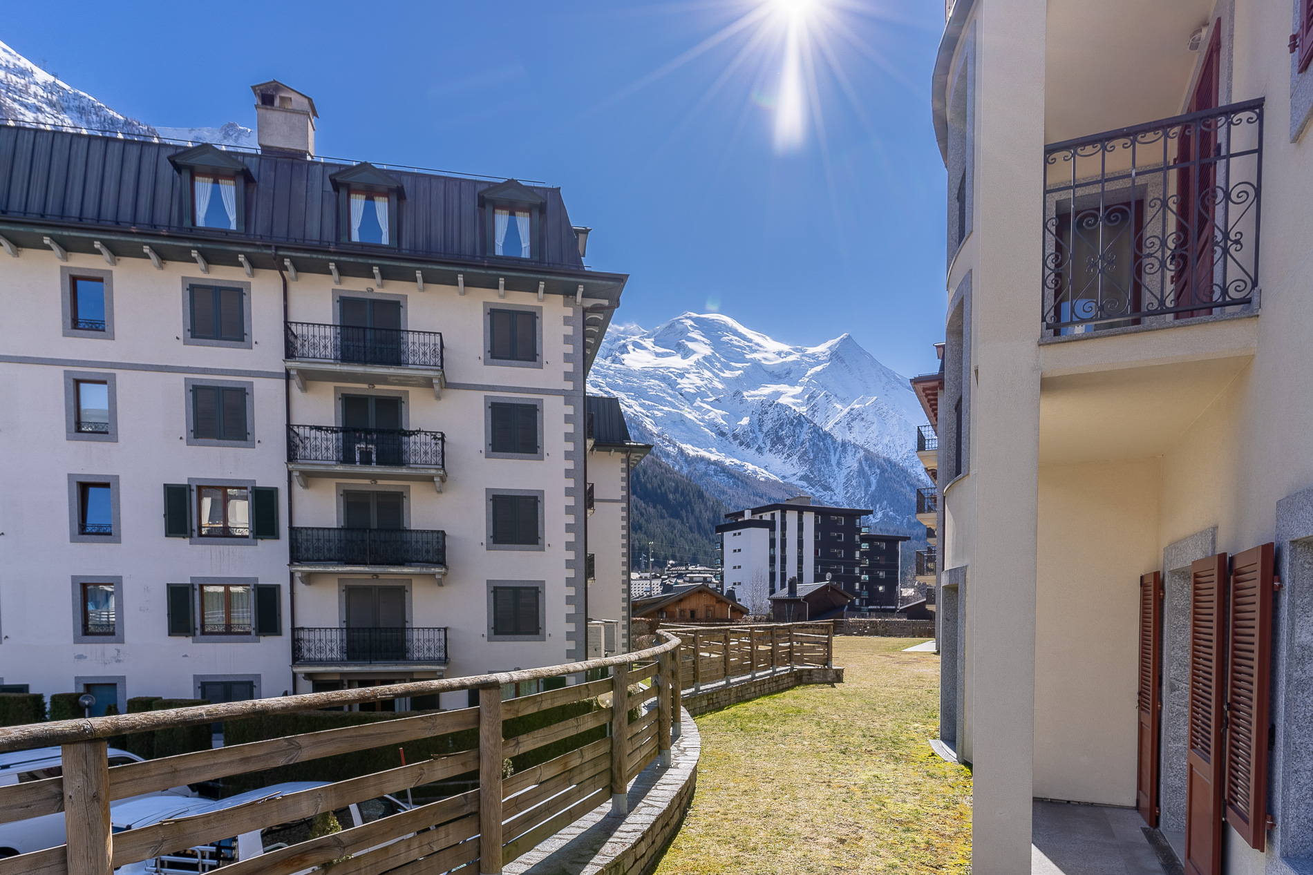 Appartement à vendre centre Chamonix résidence Les Alpes  