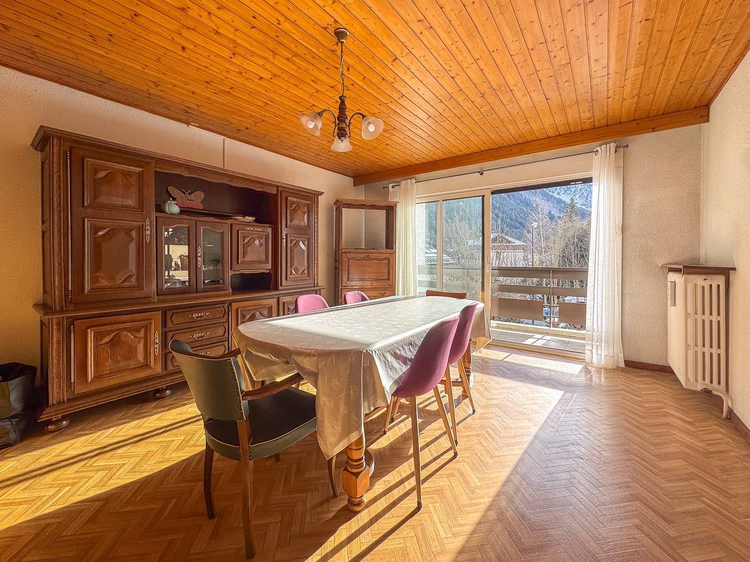 Appartement traversant avec balcons Chamonix