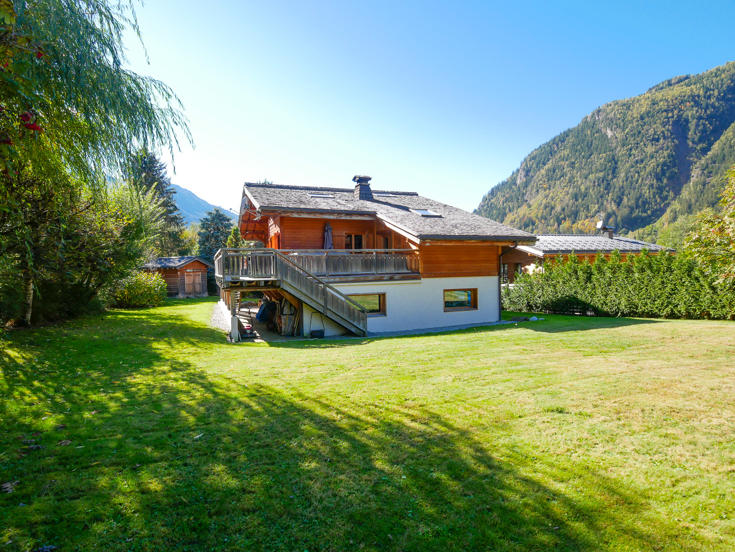 Chalet Les Bossons - Closed ground garden 1700 sq/m Chalet Les Bossons - Closed ground garden 1700 sq/m