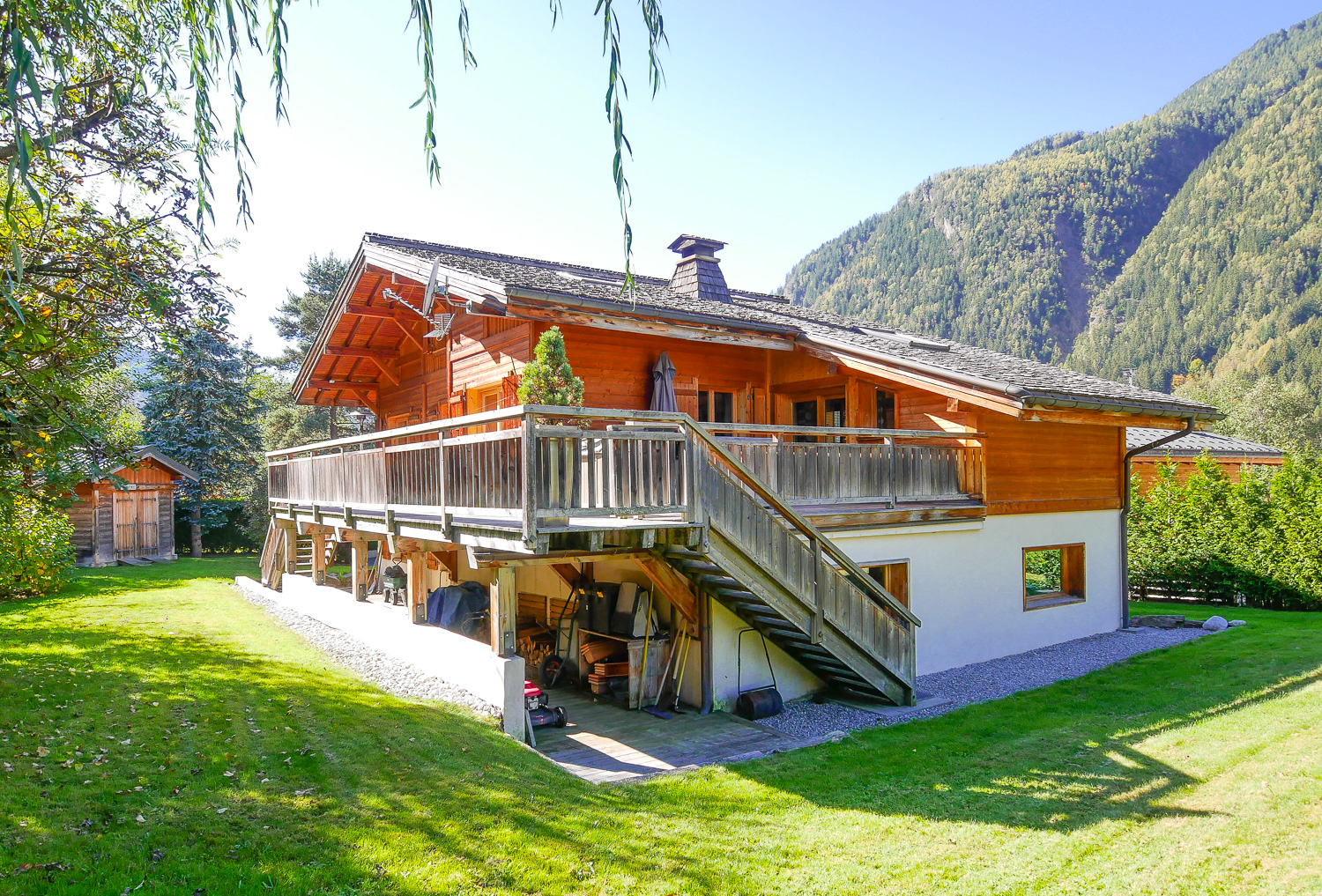 chalet a vendre le tour chamonix