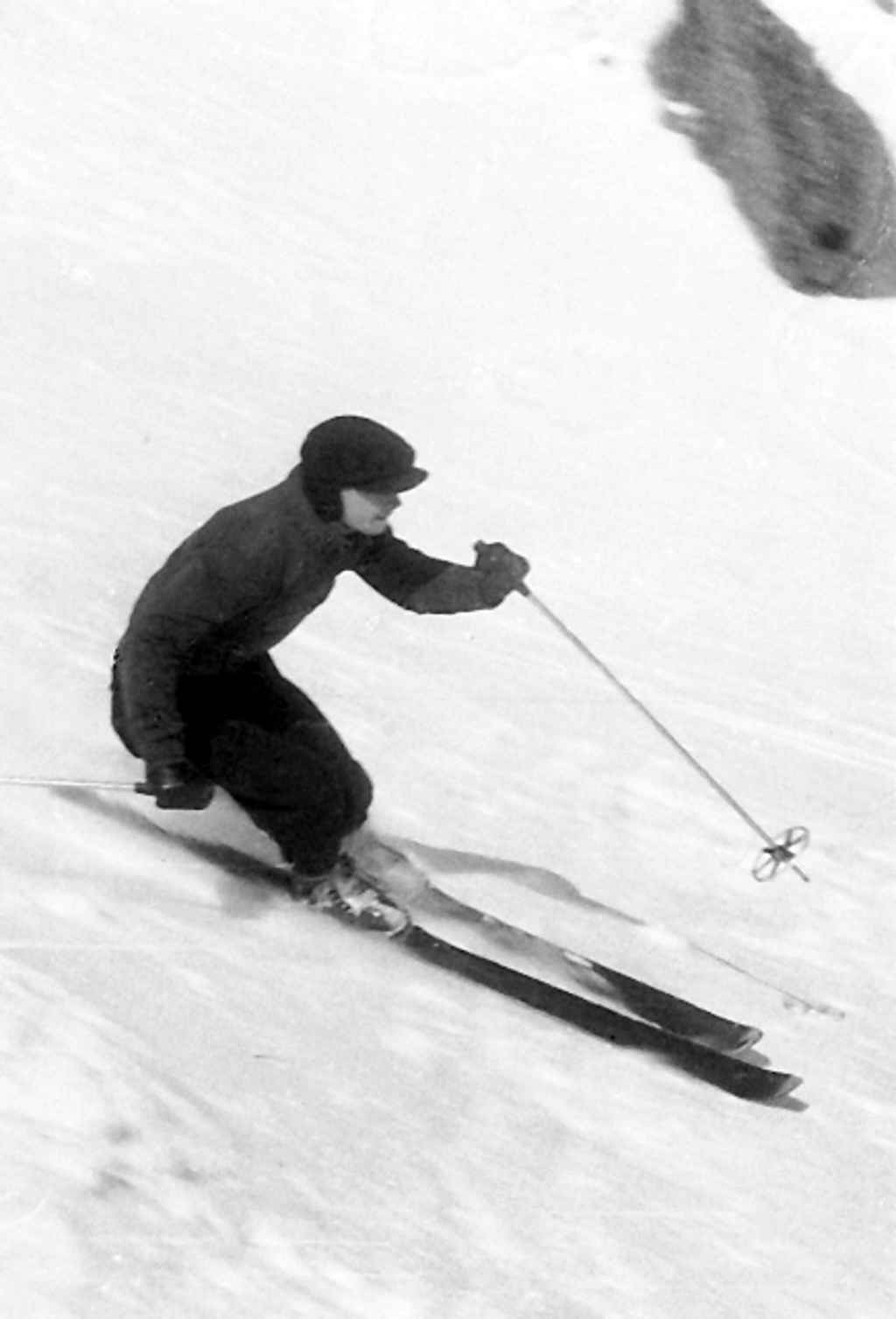 skieur en plein descente